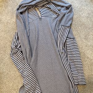 Striped Nautical Cardigan Reversible!